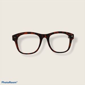 Eyeglasses clear legs frames.